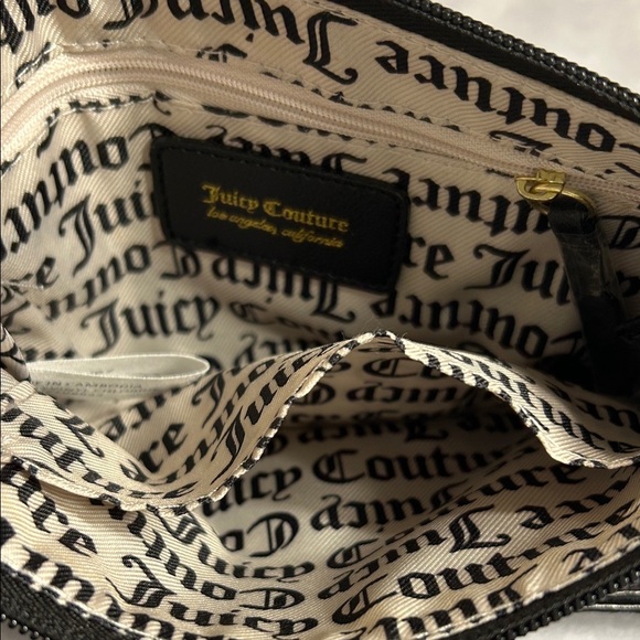 Juicy Couture Black and Pink Floral Crossbody Bag NWT - Picture 5 of 11